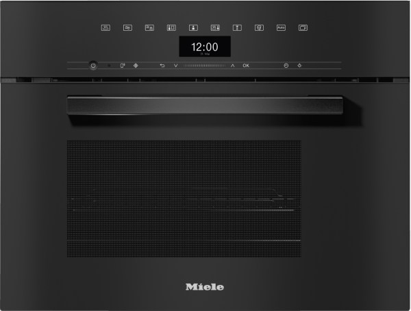 Miele - DGM 7440 Obsidianschwarz  Dampfgarer und Dampfbacköfen